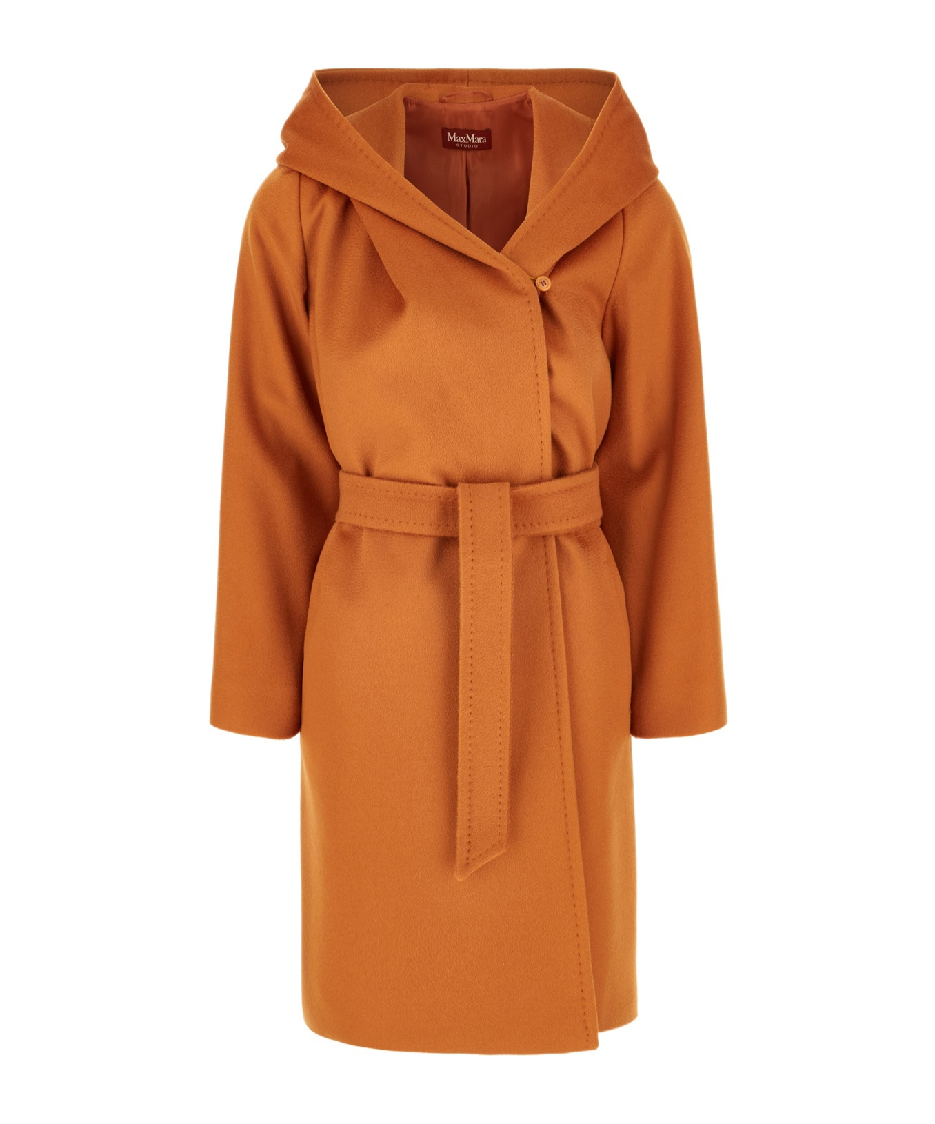 Max Mara Newmang Orange Coat In Orange