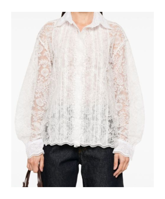 Ermanno Scervino Floral-embroidered Shirt