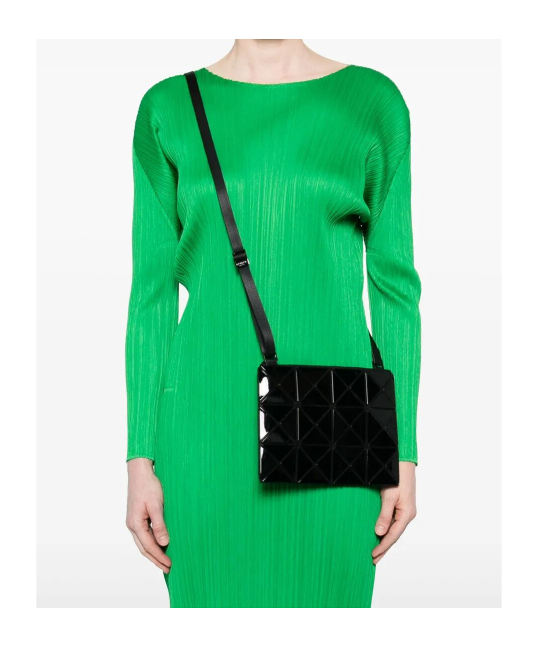 Bao Bao Issey Miyake Lucent Crossbody Bag In Black