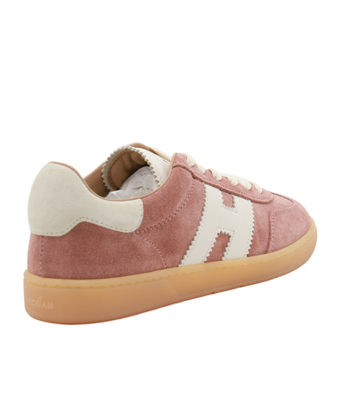 Hogan Laced Sneakers In Nude
