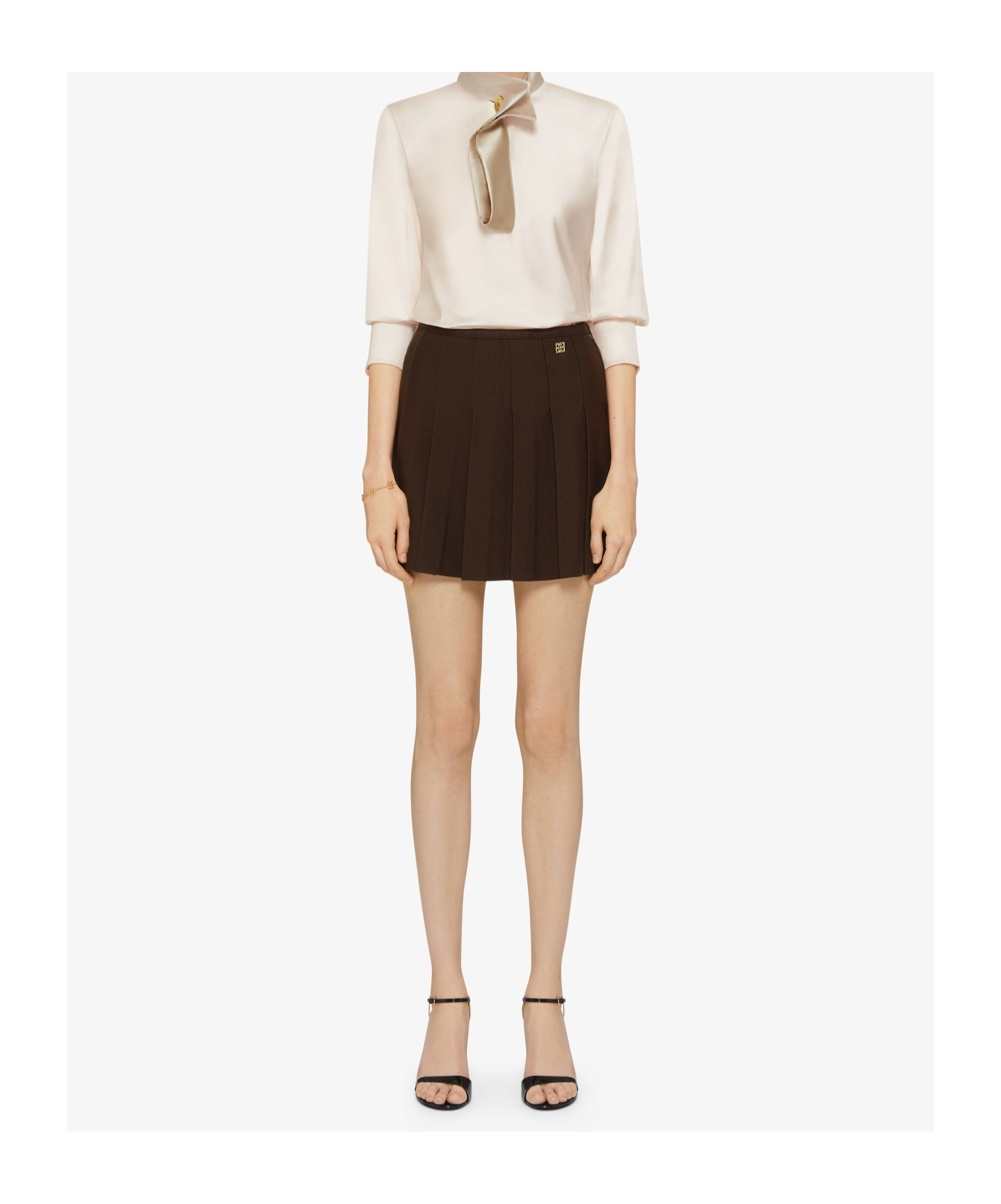 Givenchy Pleated Skirt In Black