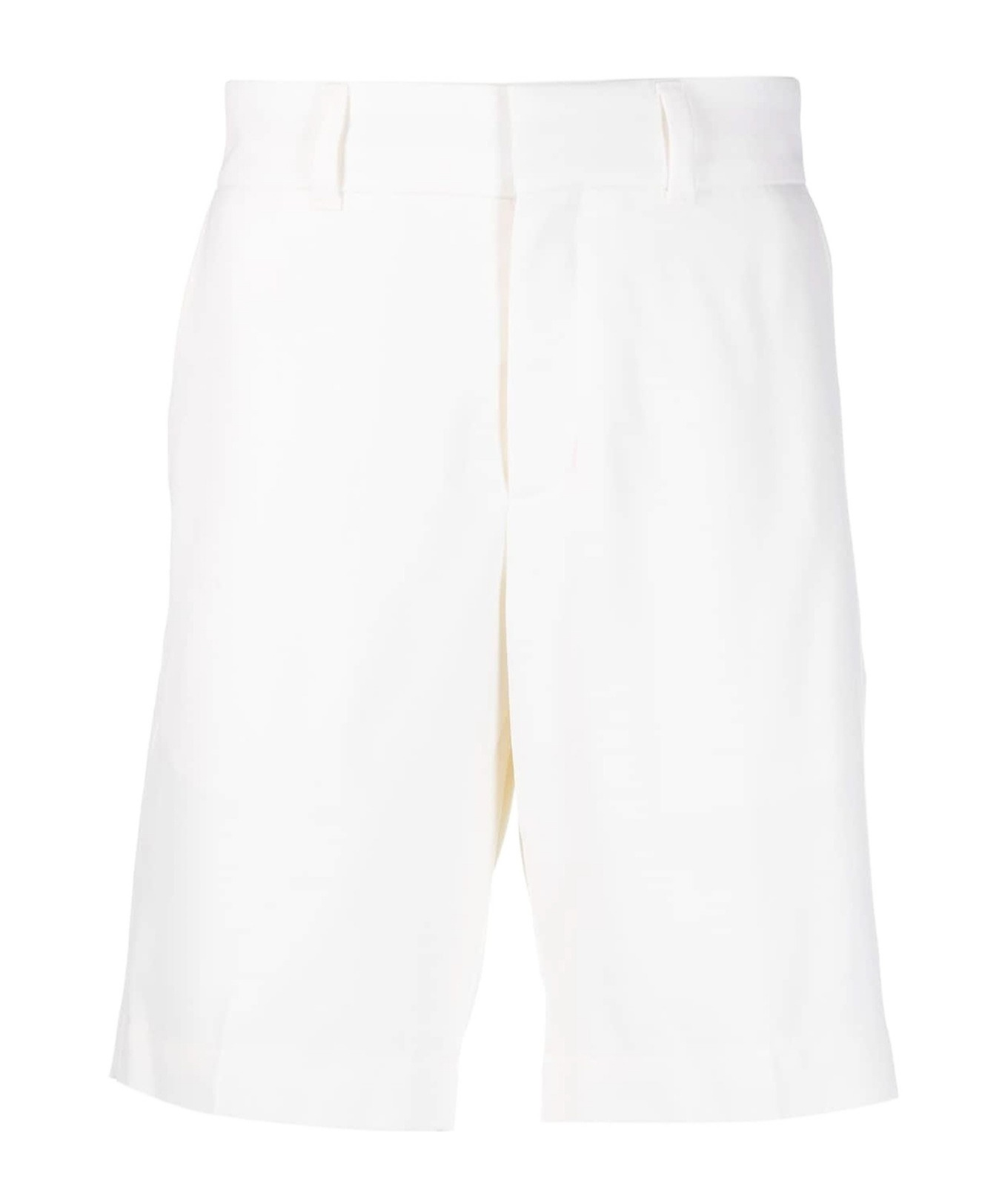 Casablanca Belt Loop Shorts In White