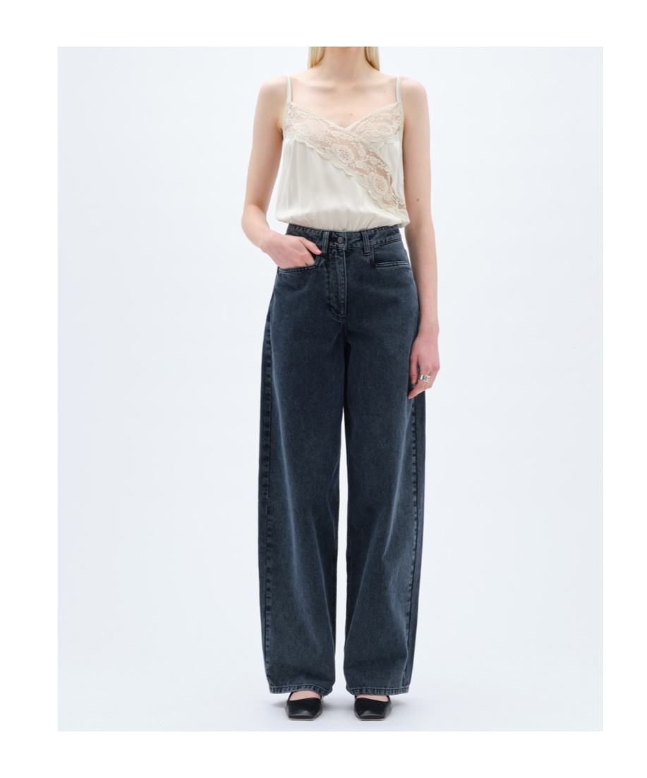 Remain Birger Christensen Five Pocket Wrangler Jeans In Black