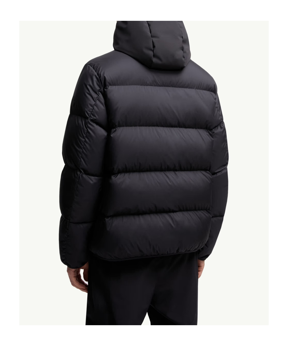 Moncler Forez Nylon Down Jacket In Black
