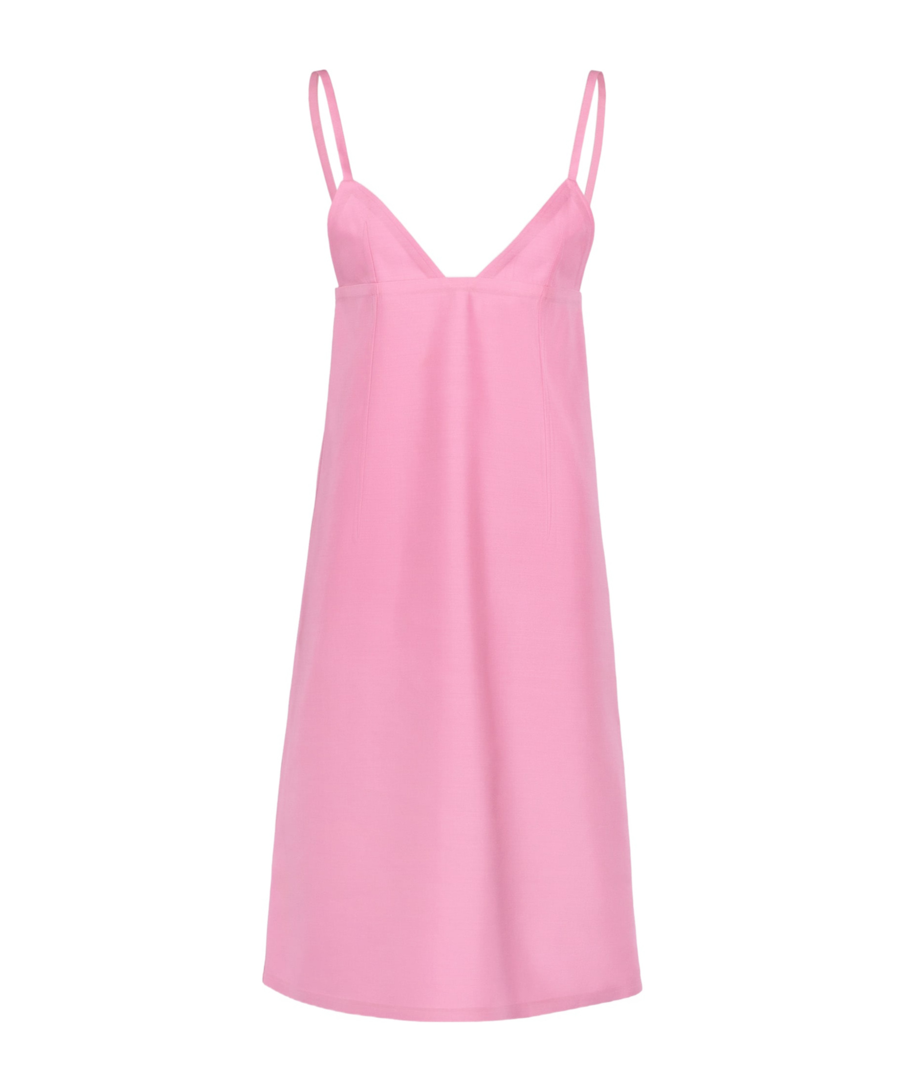 Jacquemus Slip Dress Featuring Dart Detailing In Pink