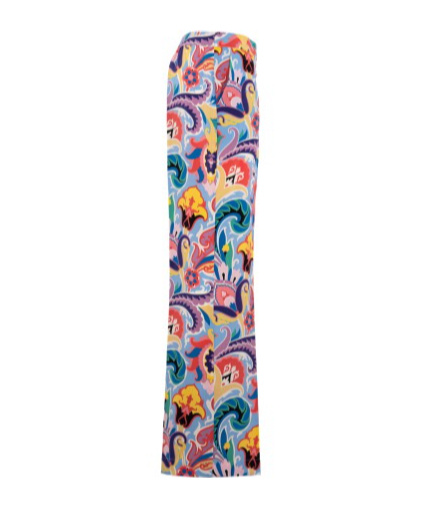 Etro Paisley Trousers In Multicolor