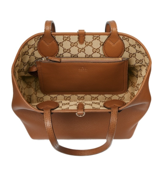 Gucci Totissima Small Reversible Tote Bag In Brown