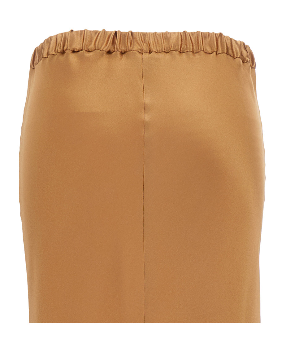 Antonelli Pleat-detailed Peplum Hem Maxi Skirt In Neutral