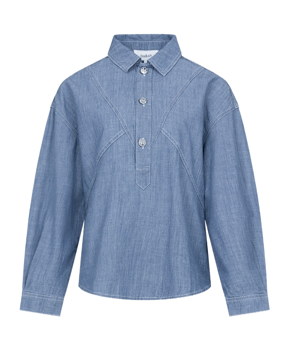 Bash Long Sleeve Shirt In Blue