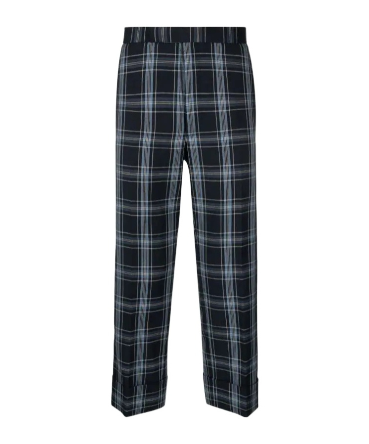 Thom Browne Low-rise Drop-crotch Tailored Trousers In Black