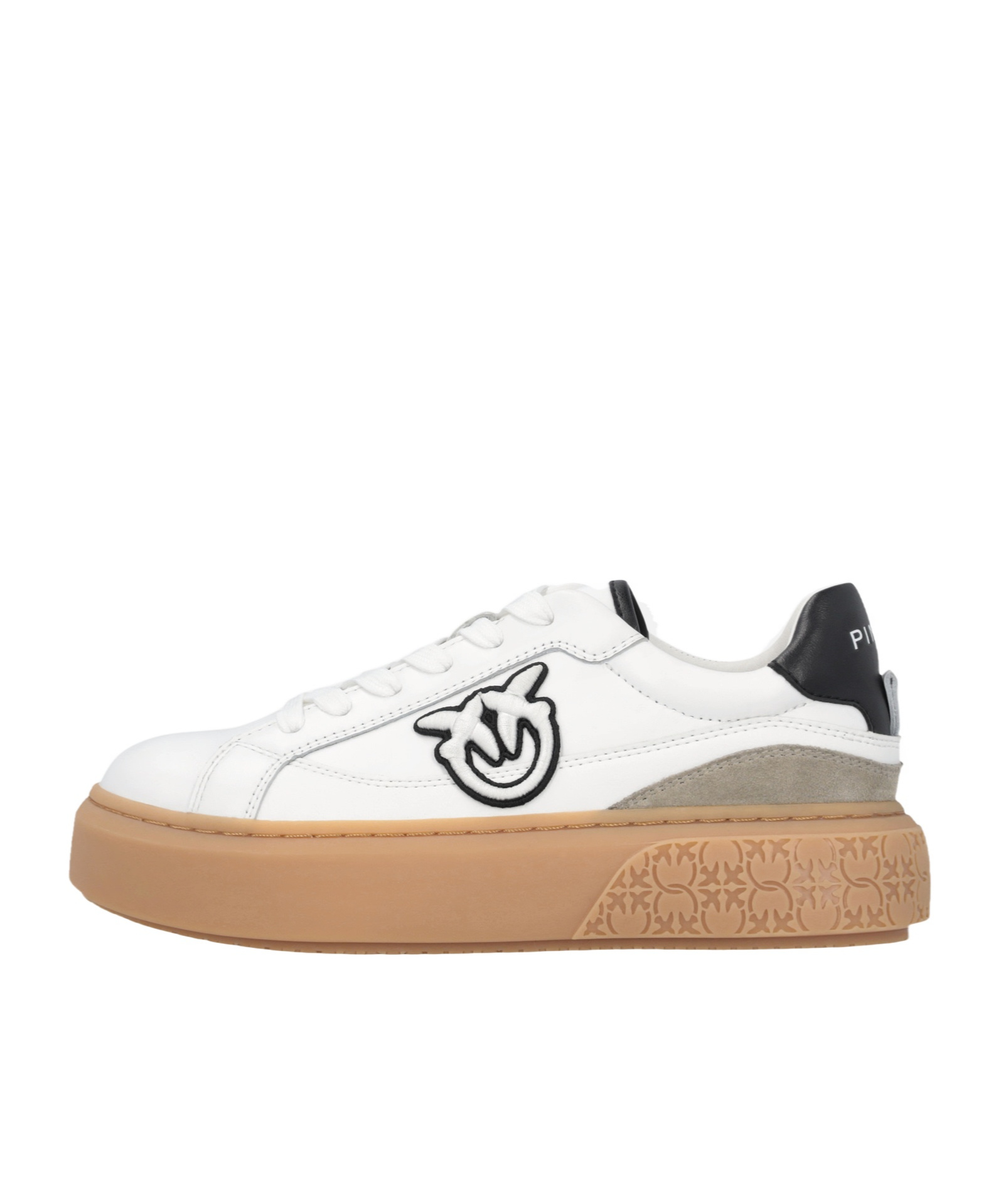 Pinko Platform Trainers In White