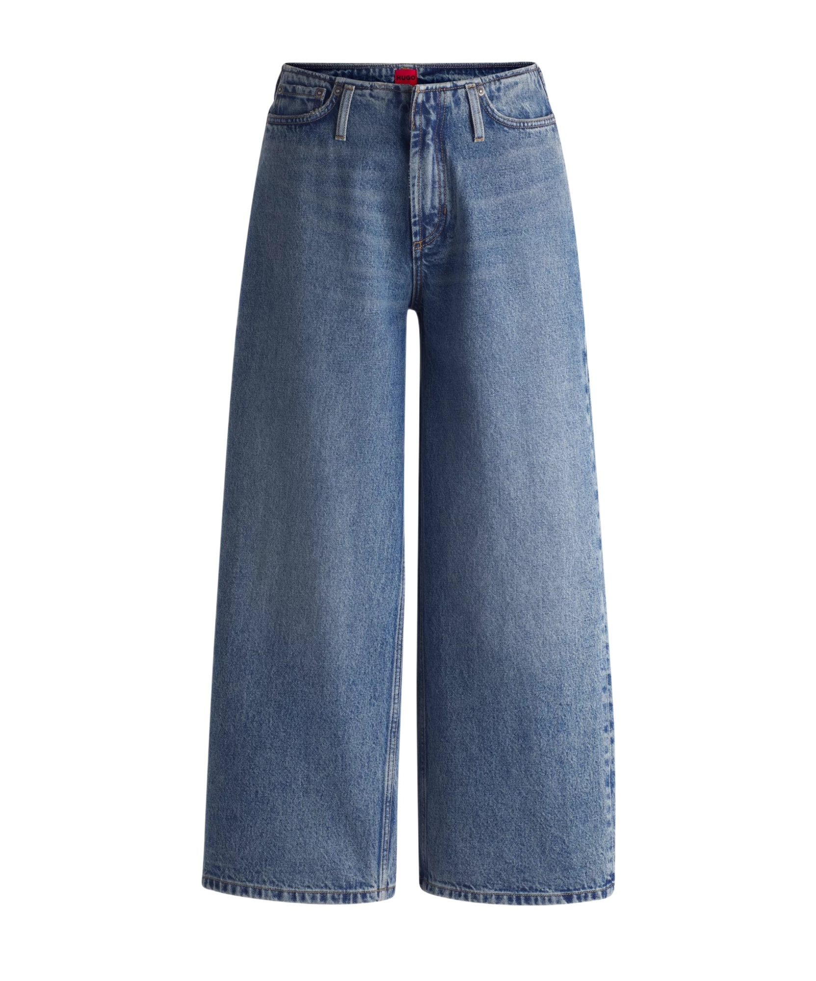 Hugo Boss Denim Trousers With Belt Loops