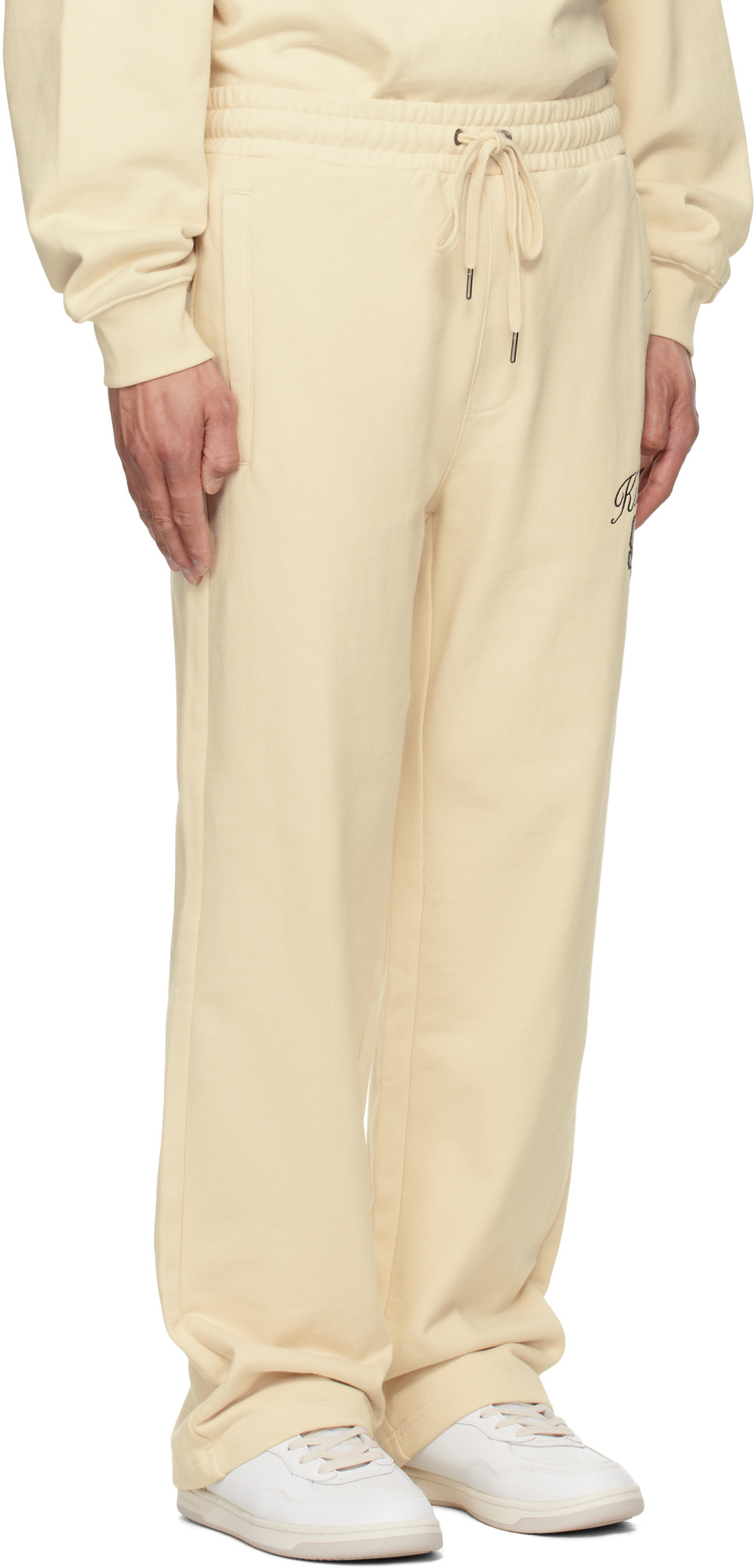 KSUBI BEIGE PLAYOFF SYNTHESIS SWEATPANTS