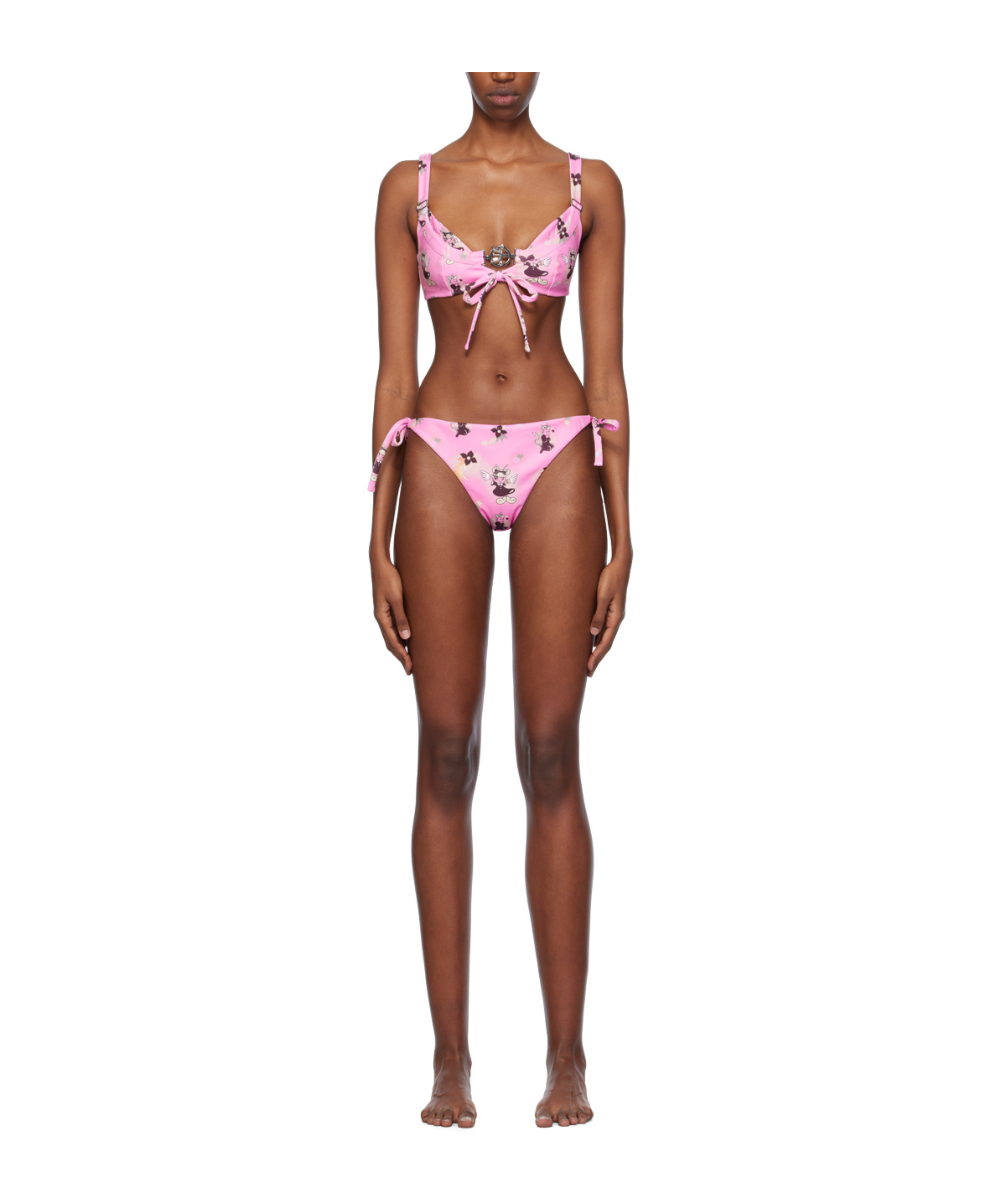 Chopova Lowena Suski Bikini In Brown