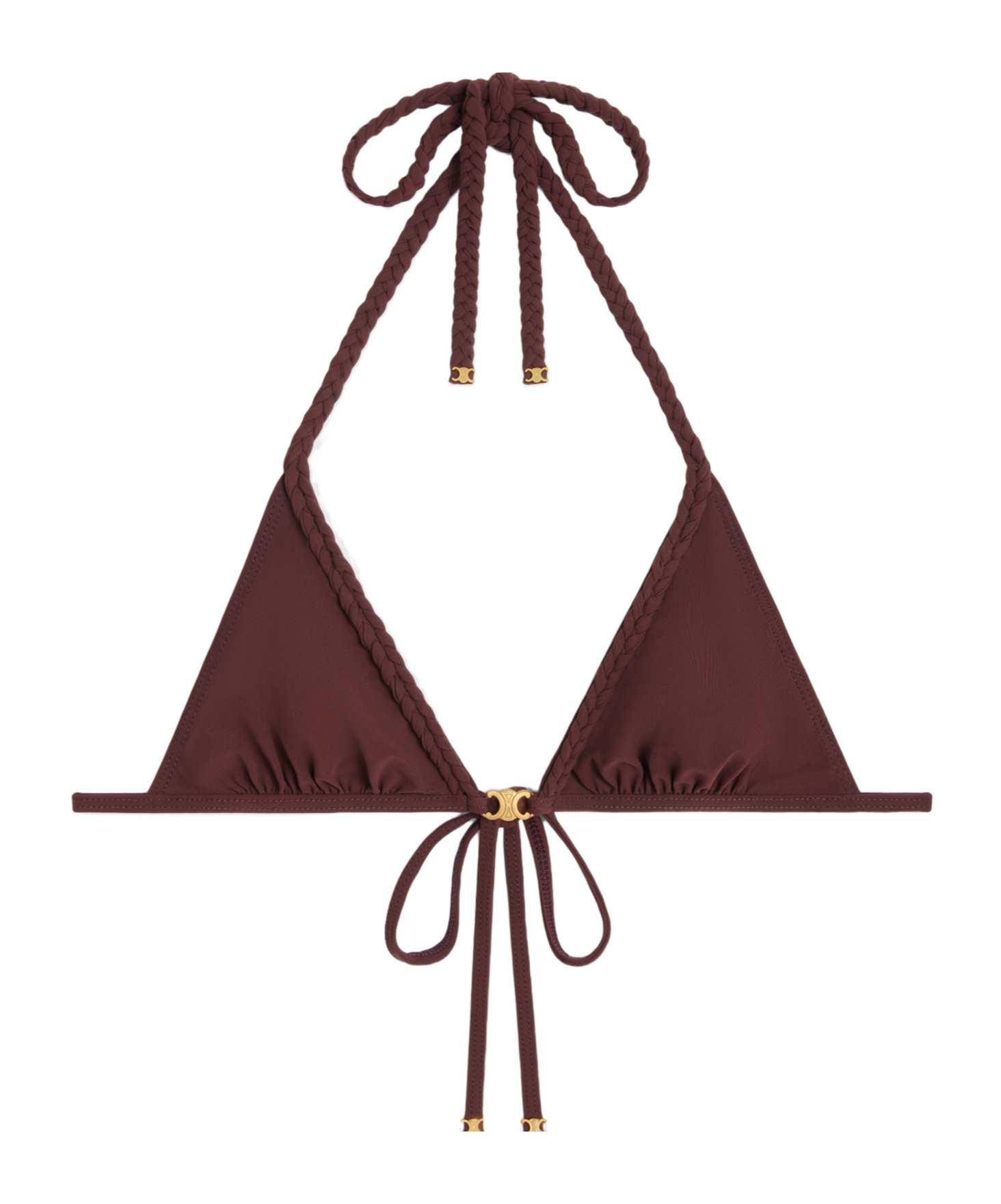 CELINE TRIOMPHE TRIANGLE TOP IN MATTE JERSEY