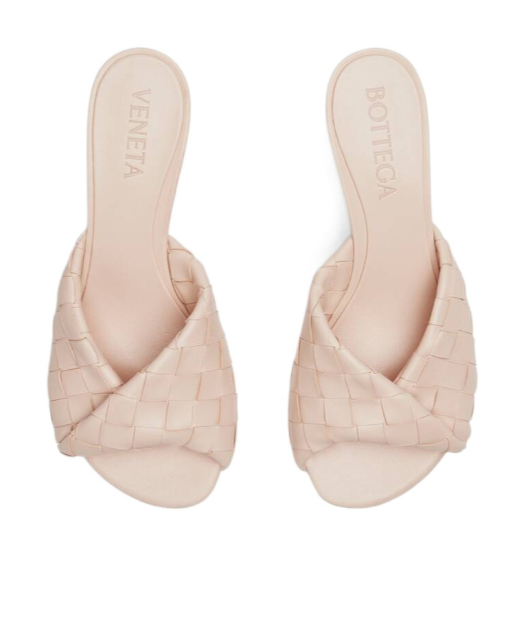 Shop Bottega Veneta Blink Mule In Nude