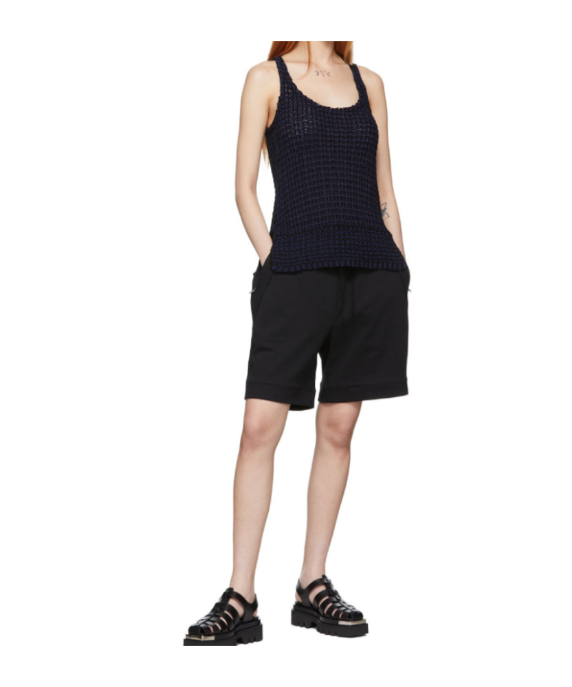 3.1 Phillip Lim Rib Knitted Vest In Black
