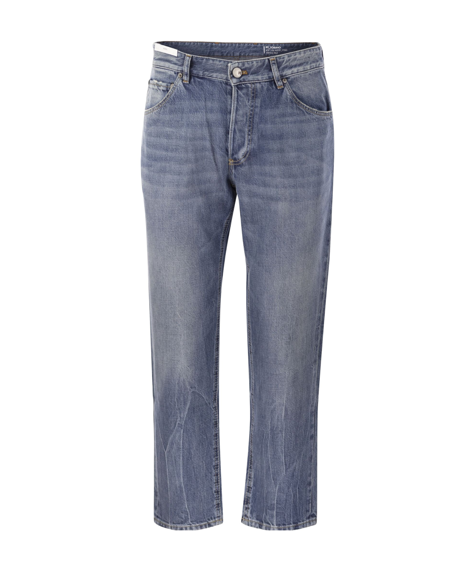Pt Torino Rebel- Straight-leg Jeans In Gray