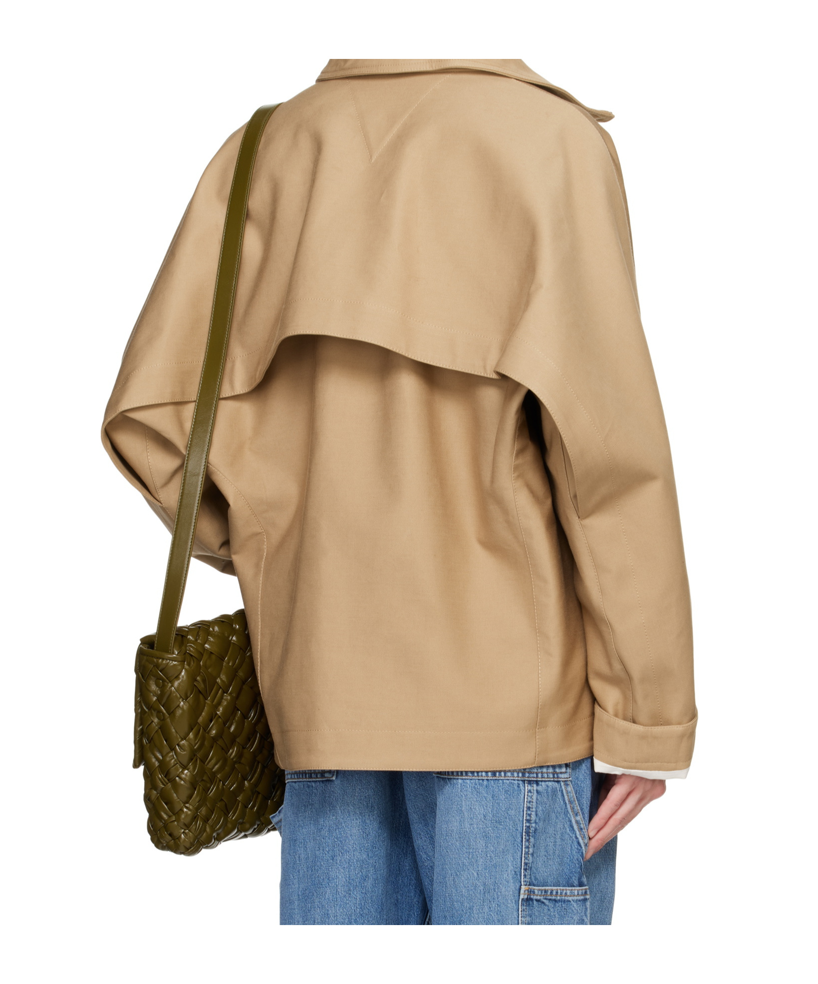 Bottega Veneta Long-sleeved Casual Jacket In Nude