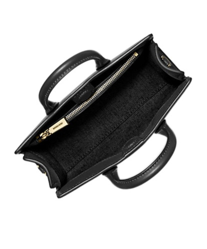 Michael Michael Kors Scarlett Extra-small Leather Crossbody Bag In Black