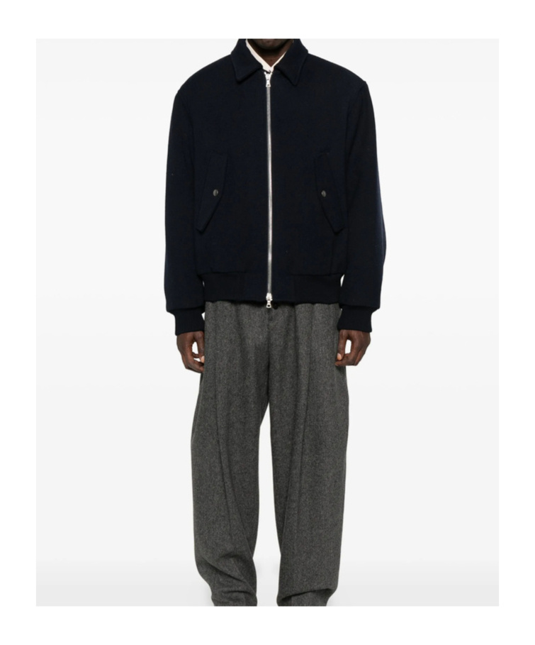 Dries Van Noten Long Sleeve Jacket In Black
