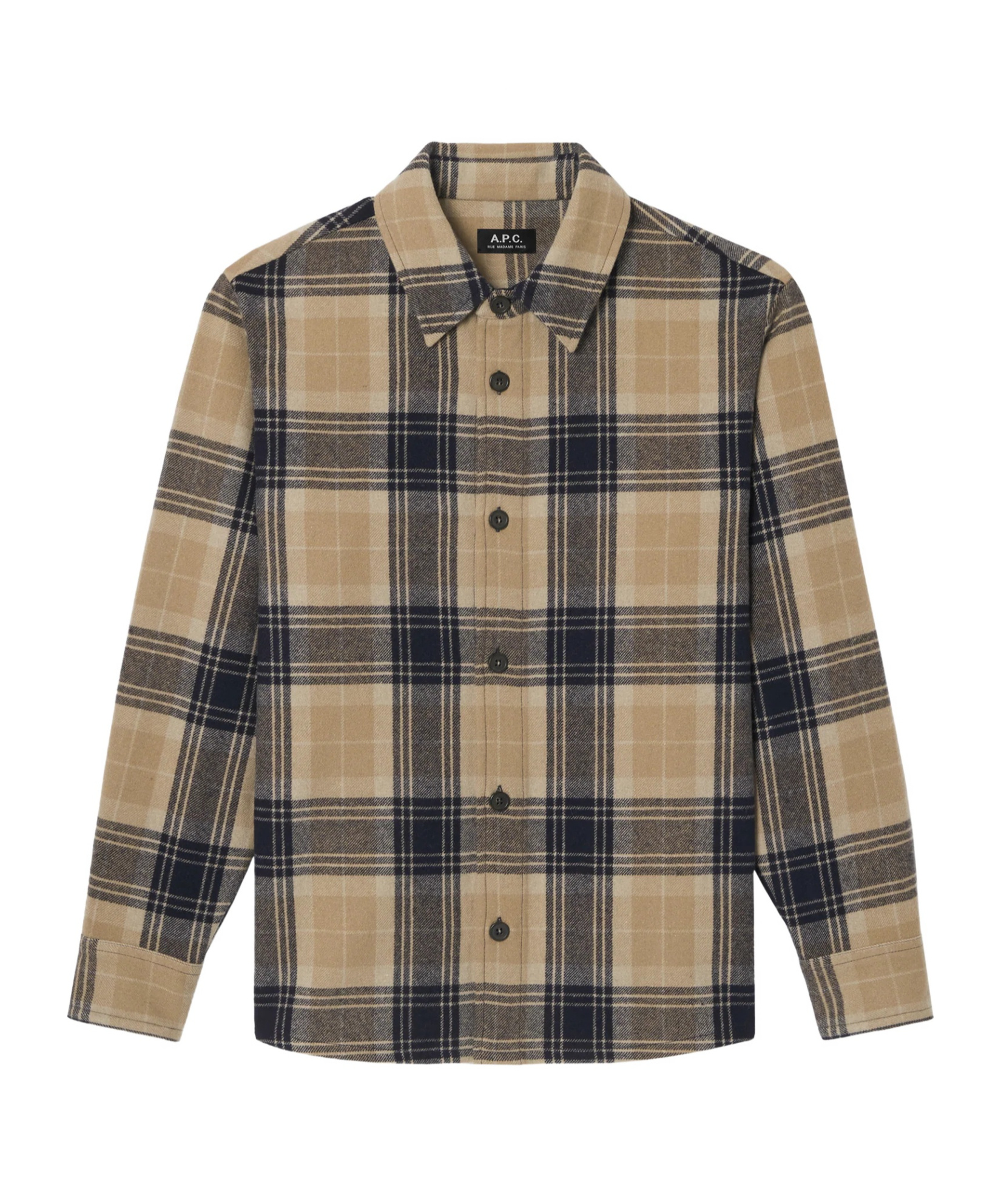 Apc Bobby Overshirt In Brown