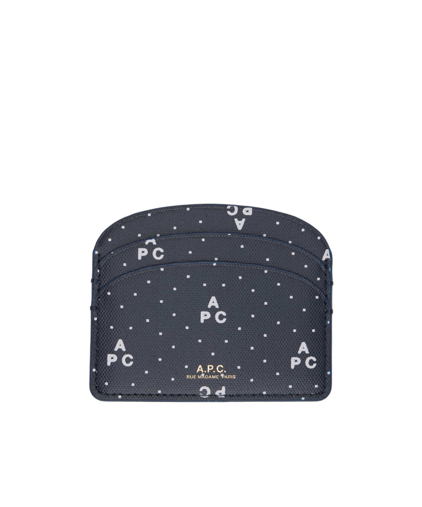 Apc Demi-lune Logo Card Bag In Black