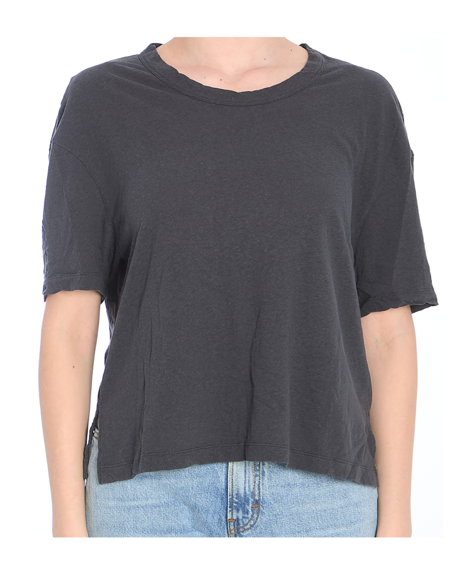 Shop James Perse Cropped T-shirt