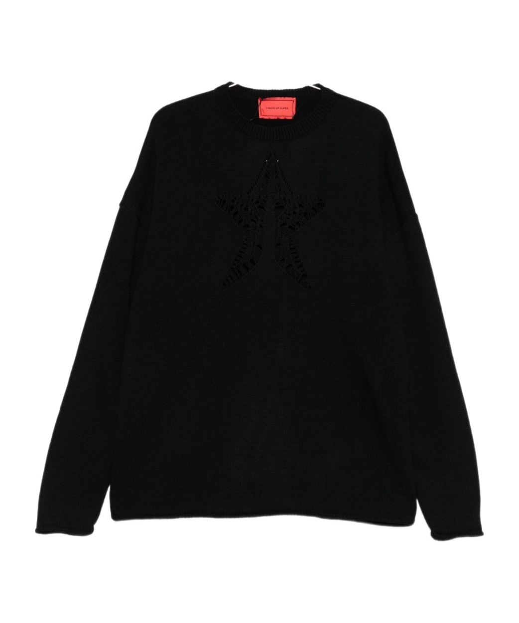 Vision Of Super Long-sleeved Sweatshirt In Black