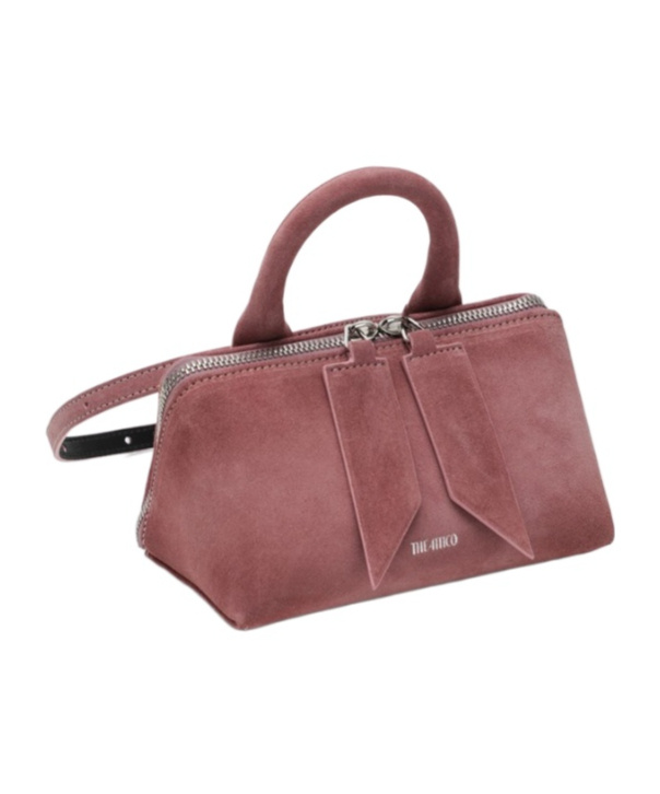 Attico Double Zipper Shoulder Bag In Pattern