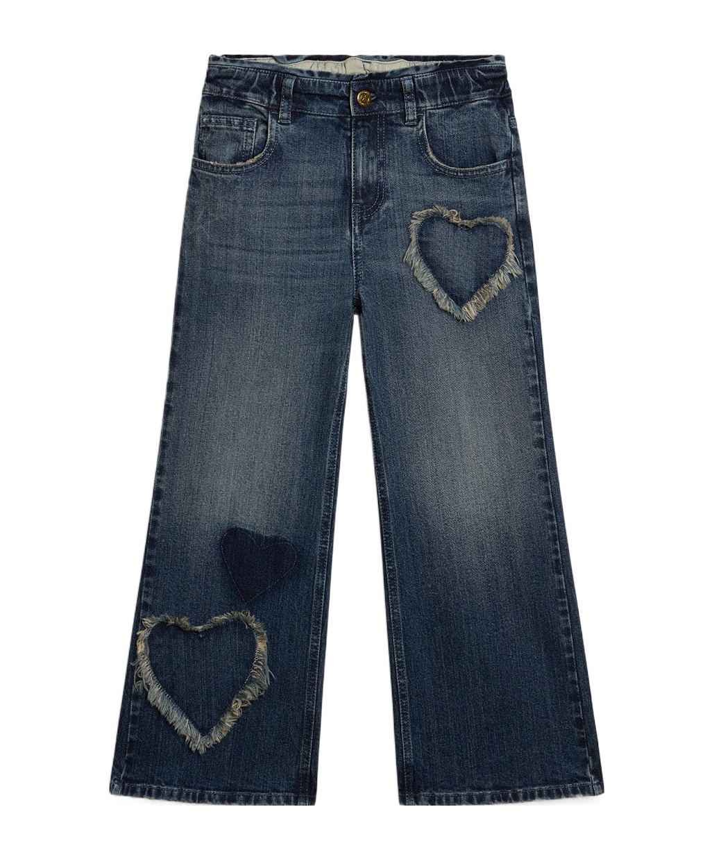 Golden Goose Bootcut Cotton Jeans In Black