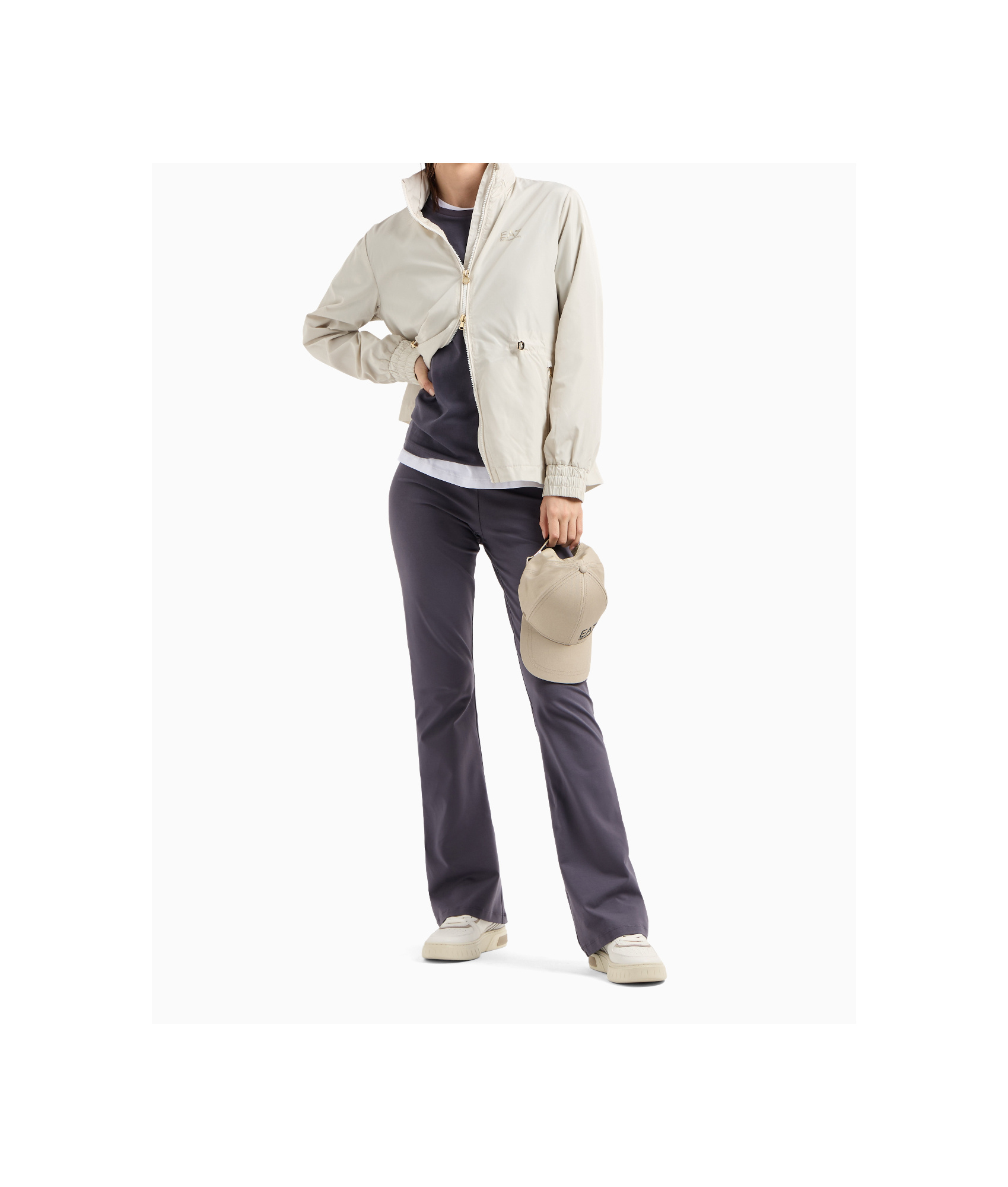 EA7 EA7 EMPORIO ARMANI LOGO ZIP-UP JACKET