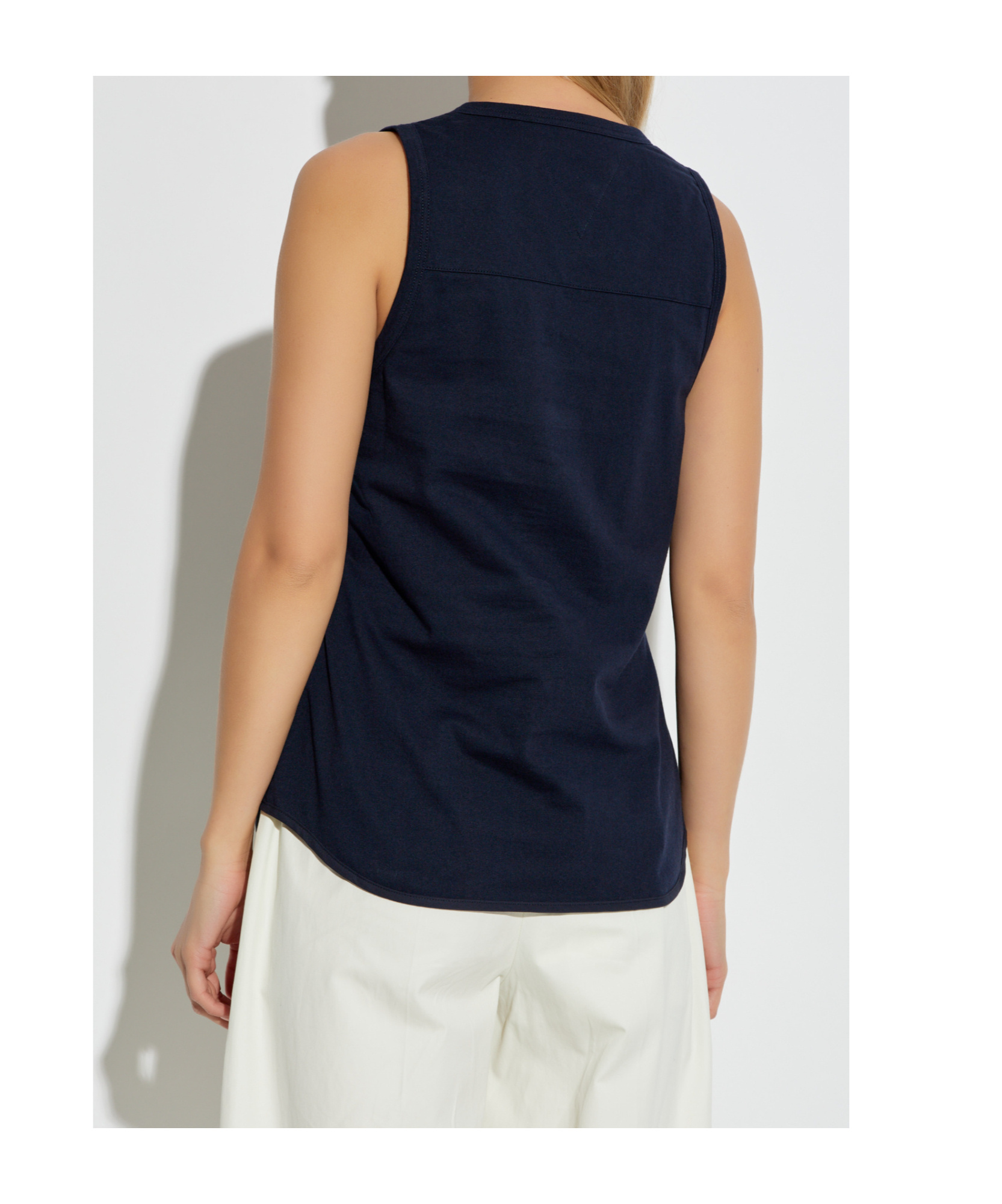 Bottega Veneta Jersey Top In Black