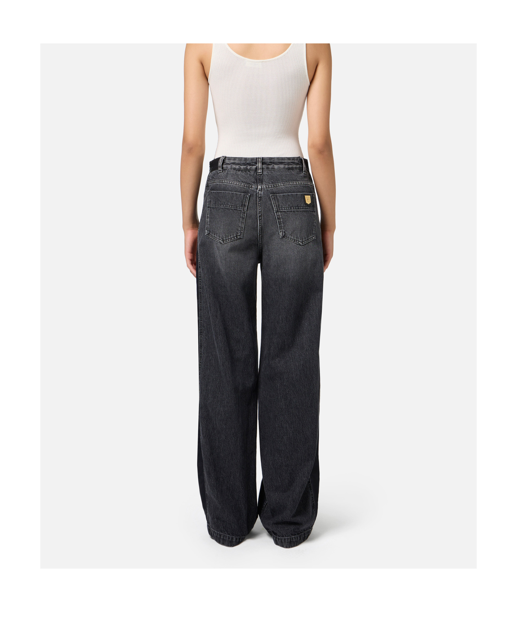ELISABETTA FRANCHI WIDE-LEG JEANS 