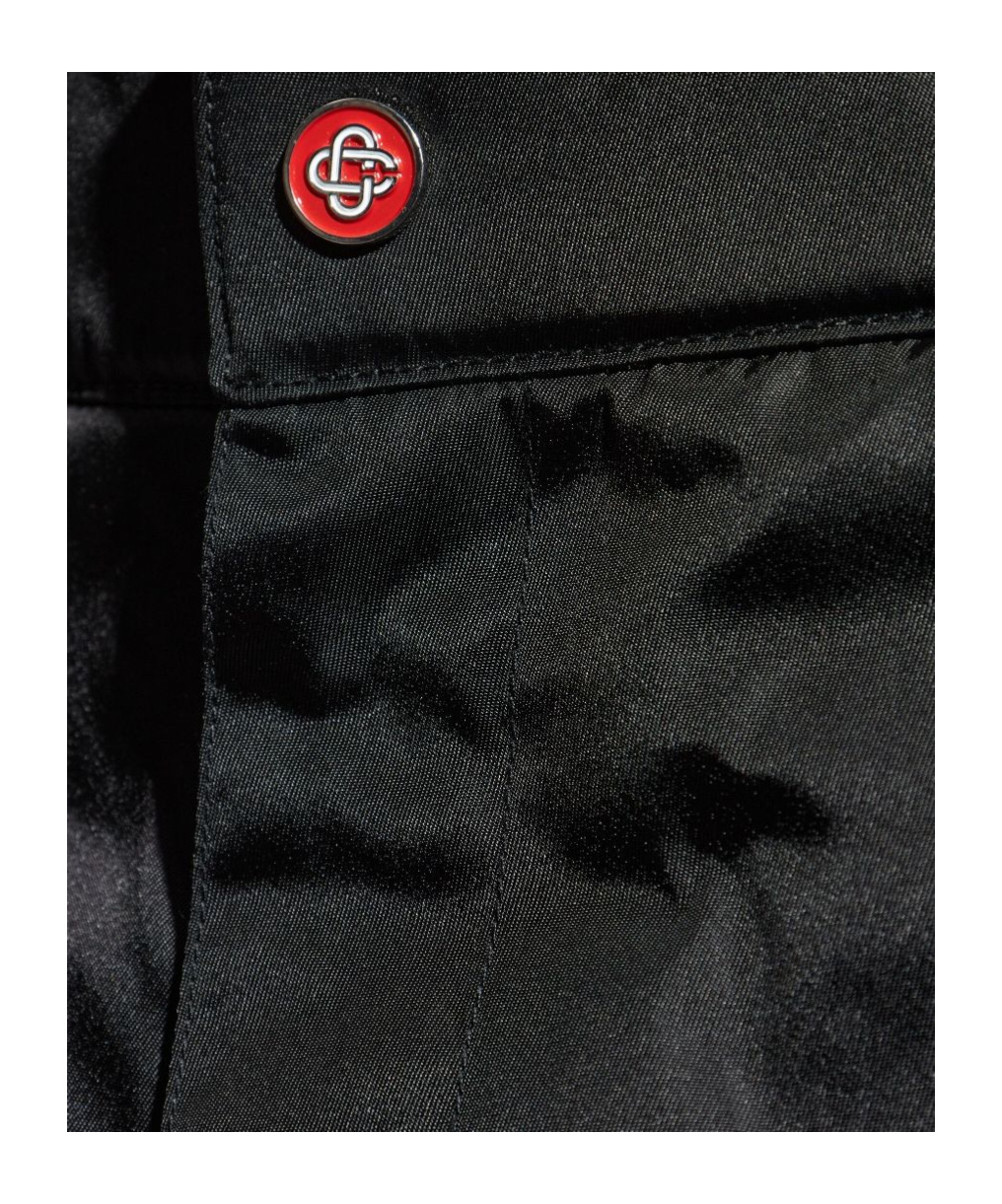 Casablanca Geometric Pattern Casual Pants In Black