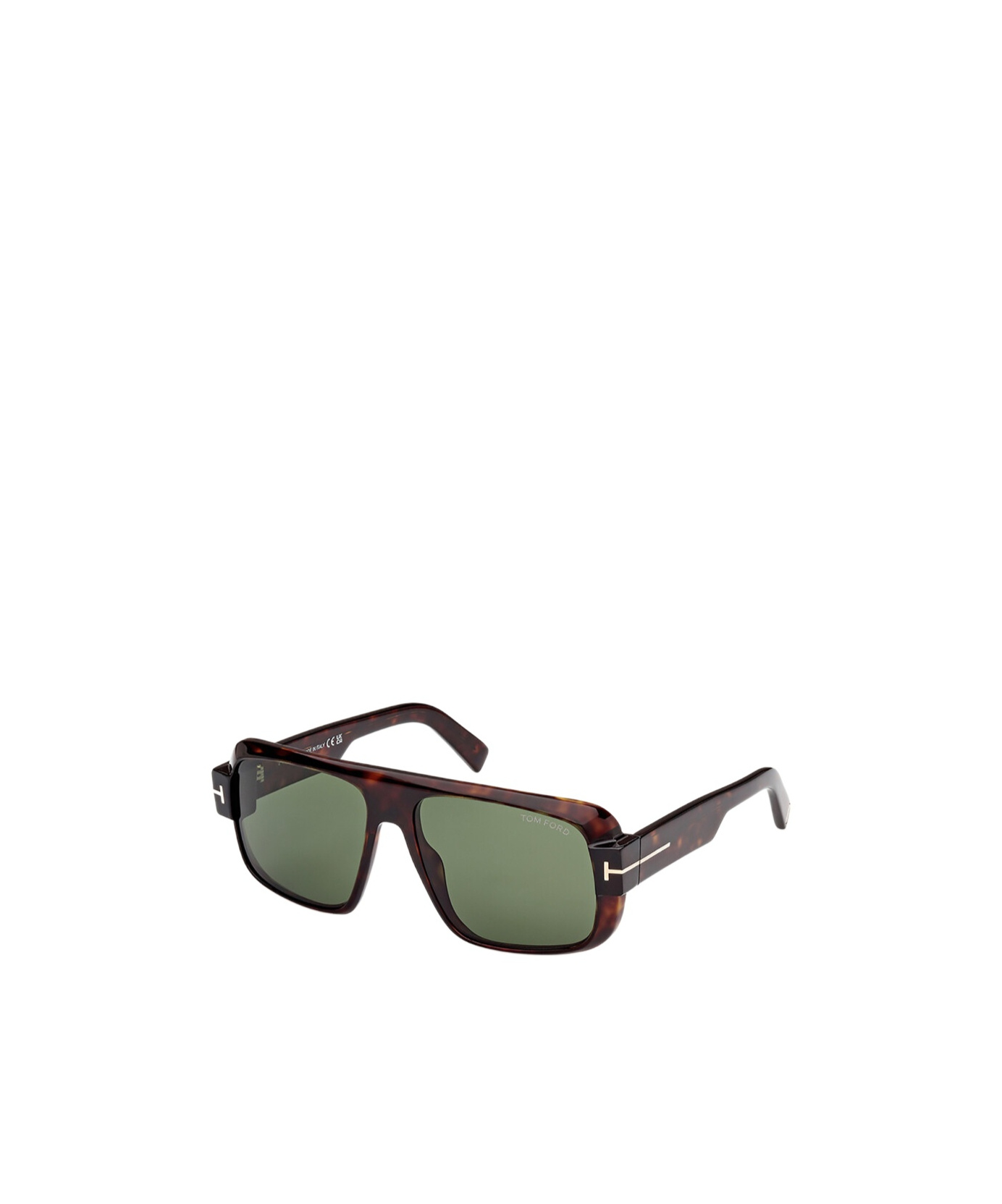 Tom Ford Eyewear Turner Aviator Frame Sunglasses In Green