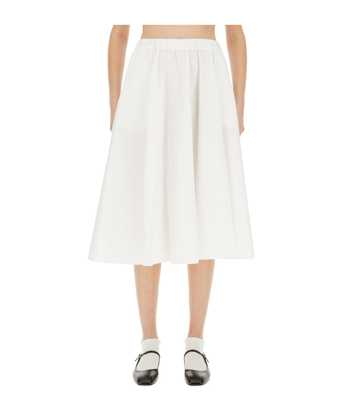 Aspesi A-shaped Elastic Midi Skirt