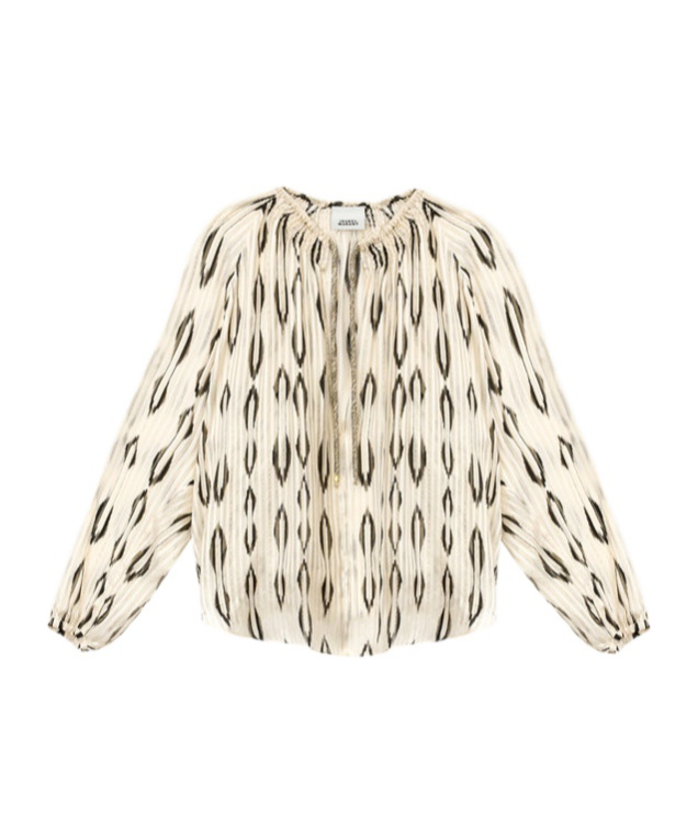 Shop Isabel Marant Syra Blouse In White