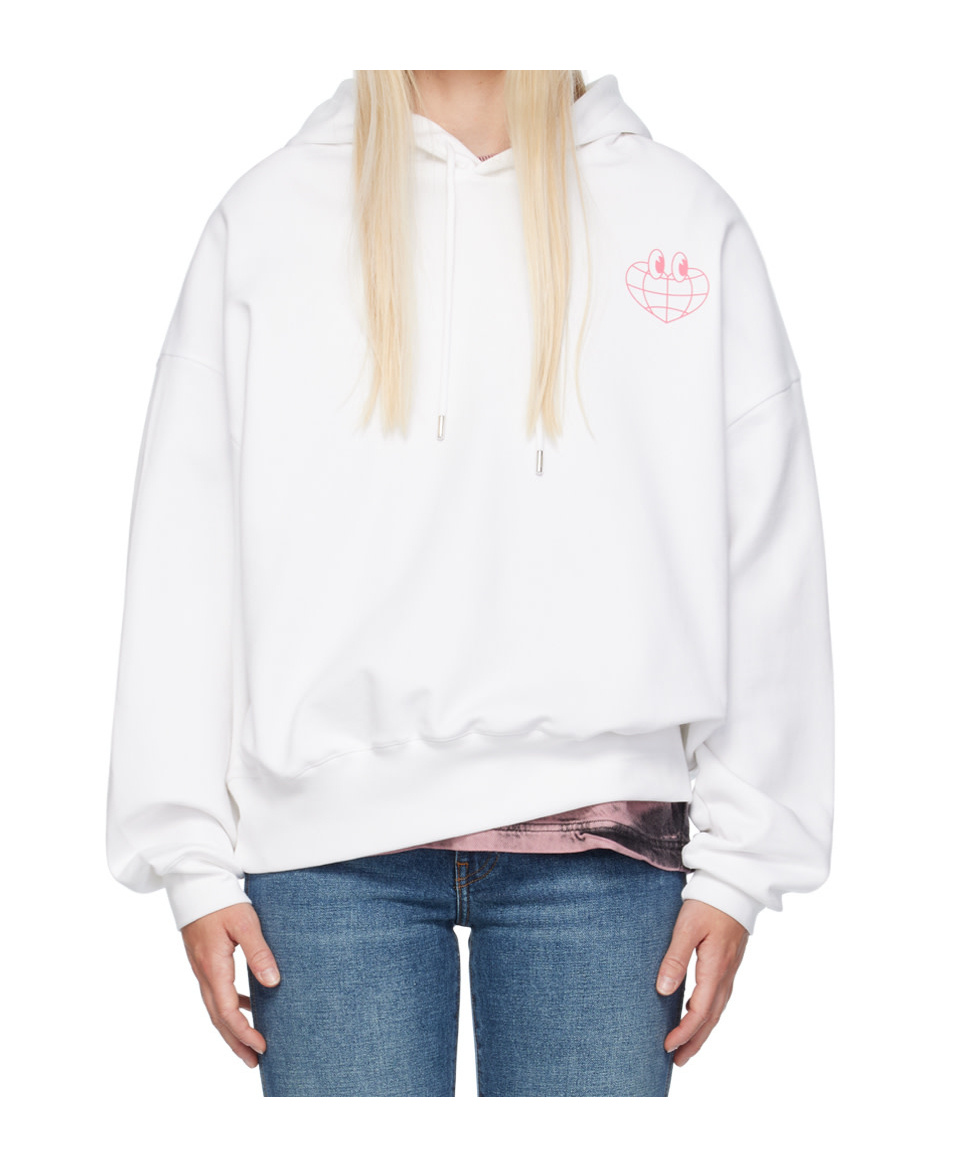 Moschino Long Sleeve Hooded Sweatshirt