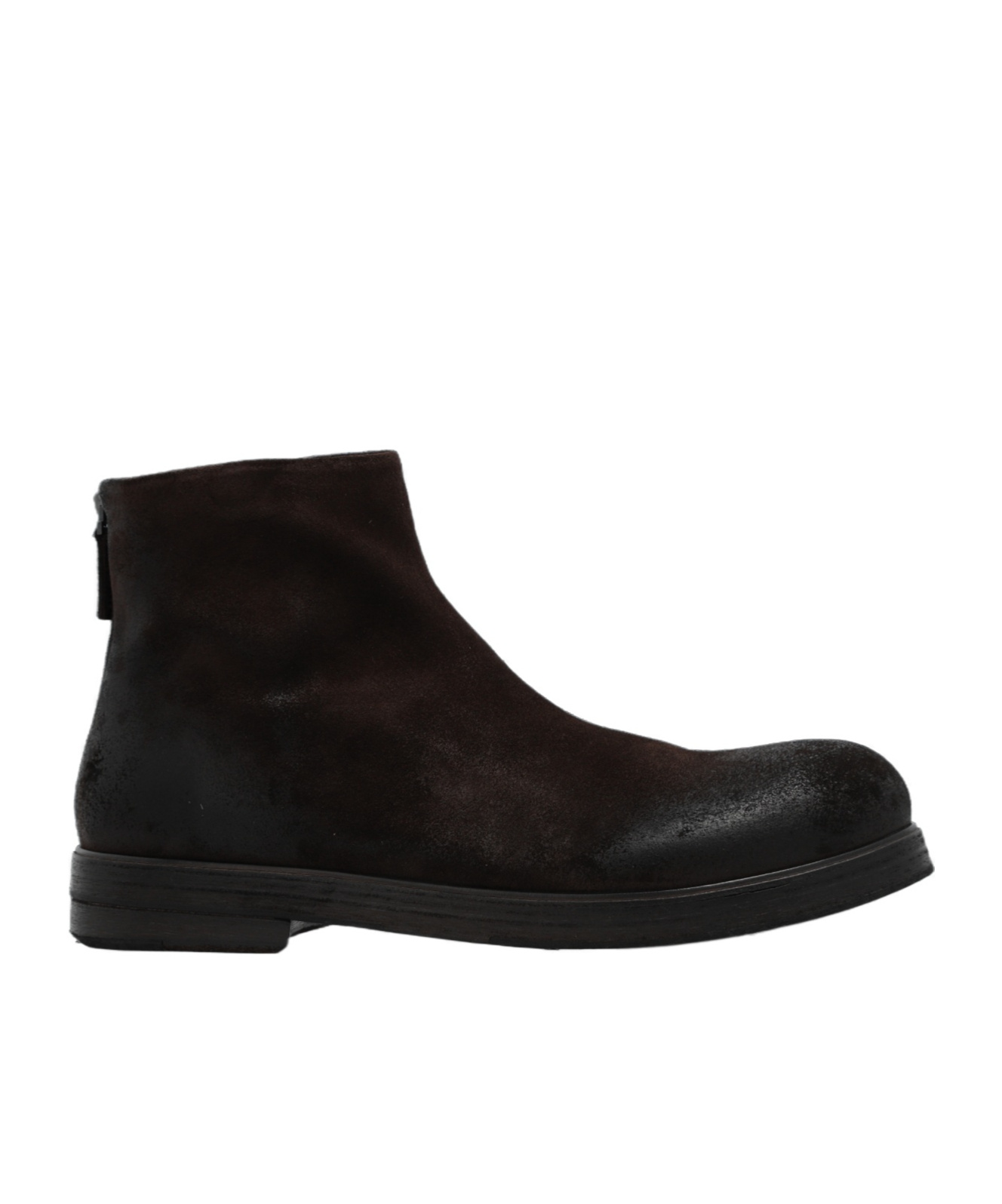 Marsèll Round-headed Boots In Black