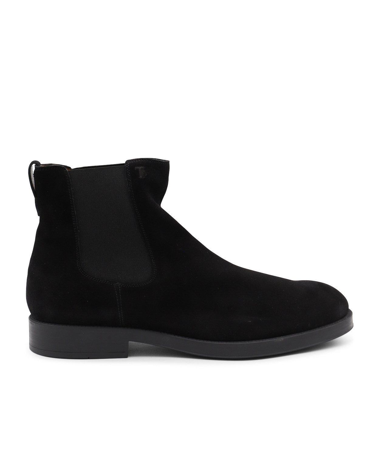Tod's Elastic-panel Suede Chelsea Boots In Black