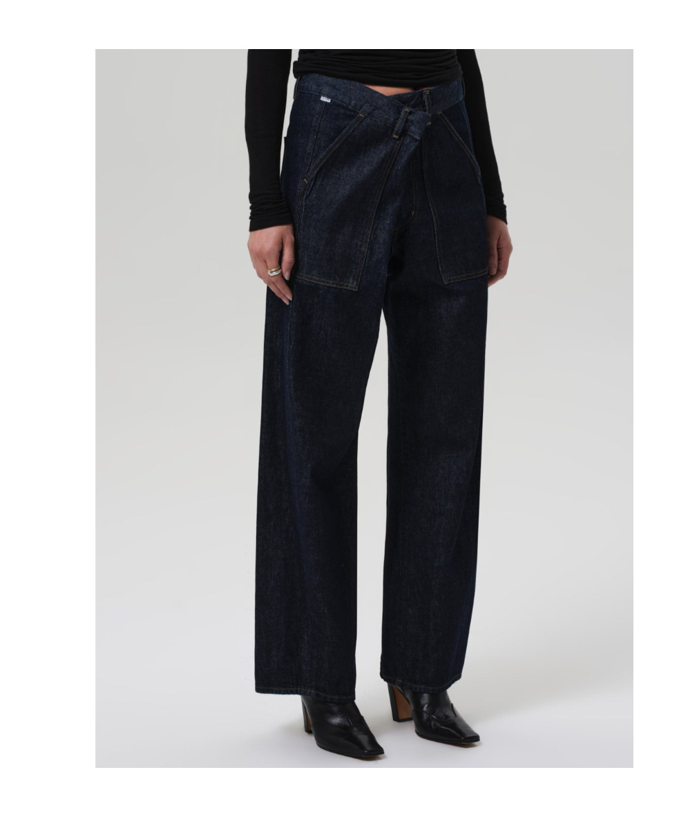 Citizen Of Humanity Ines Utility Trouser In Blue