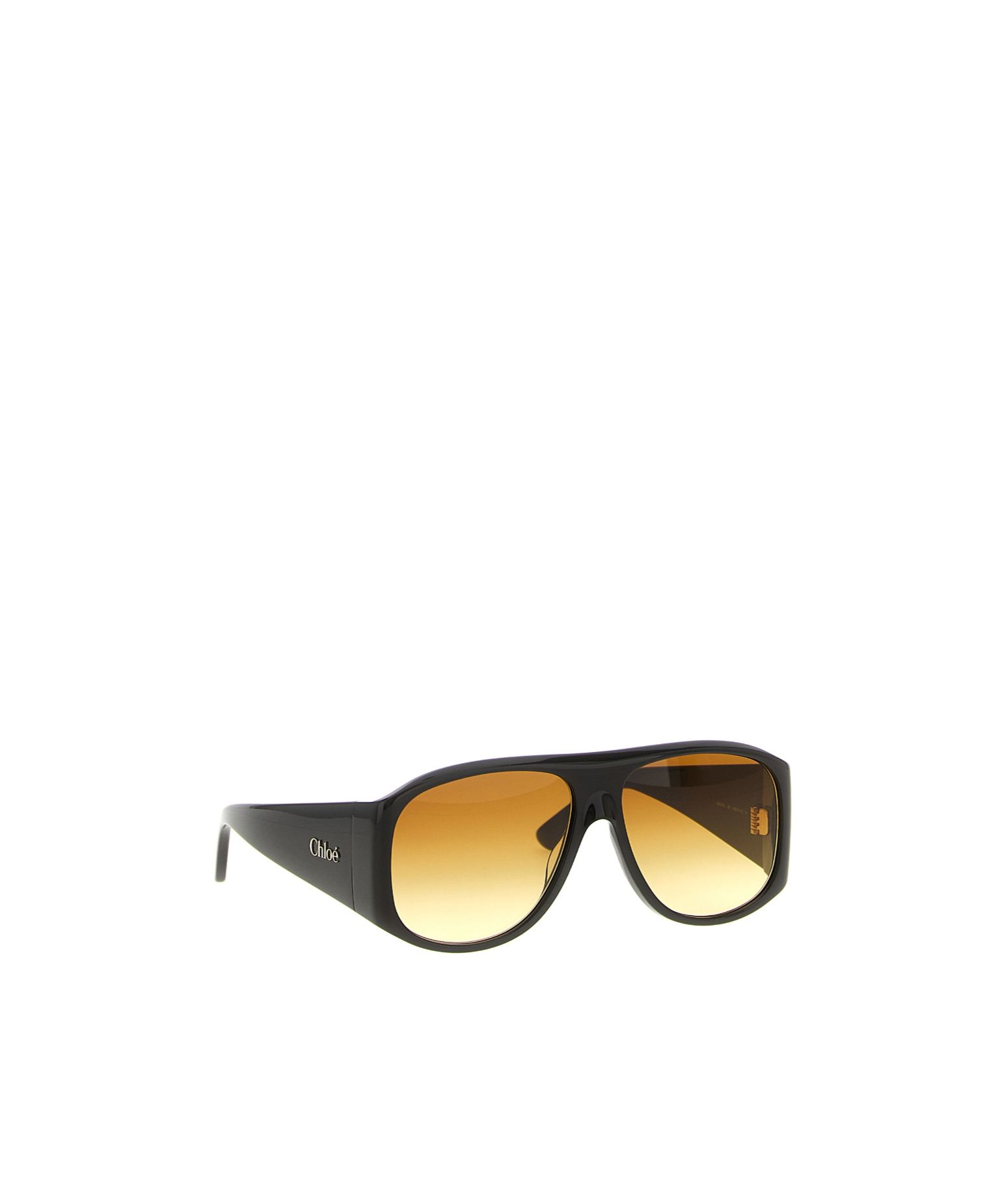 Chloé Retro Style Sunglasses Featuring Gradient Lenses In Yellow