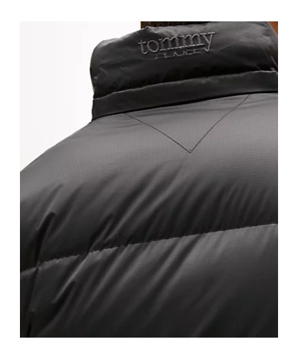 Tommy Hilfiger Hooded Puffer Jacket In Black
