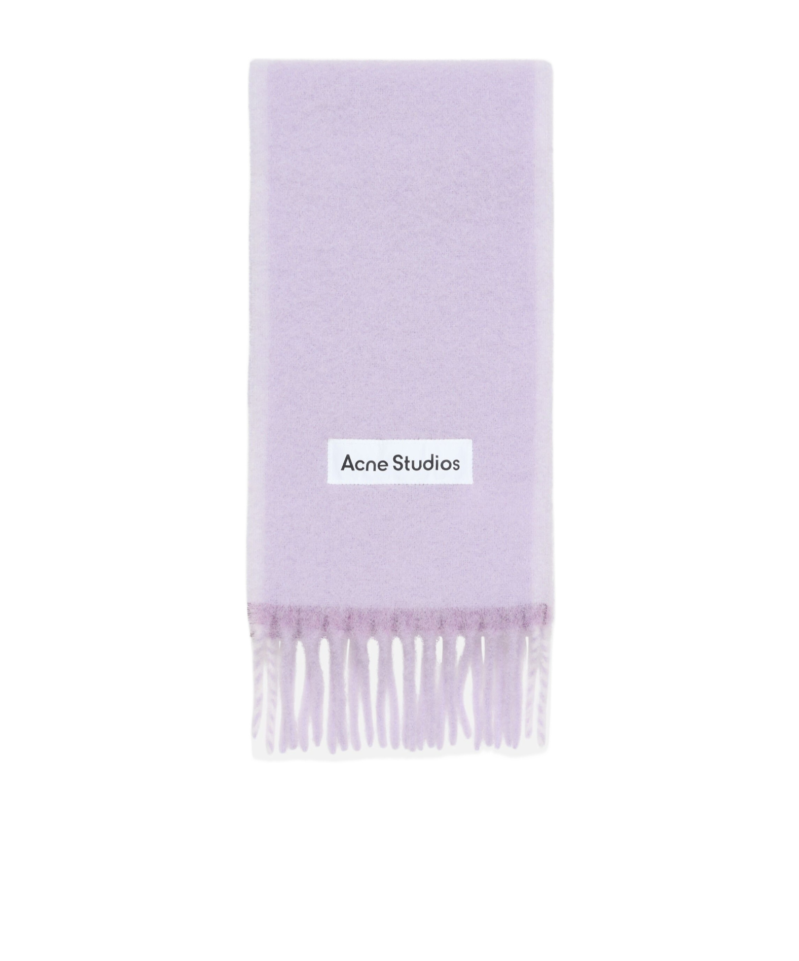 Acne Studios Mohair-blend Scarf In Purple