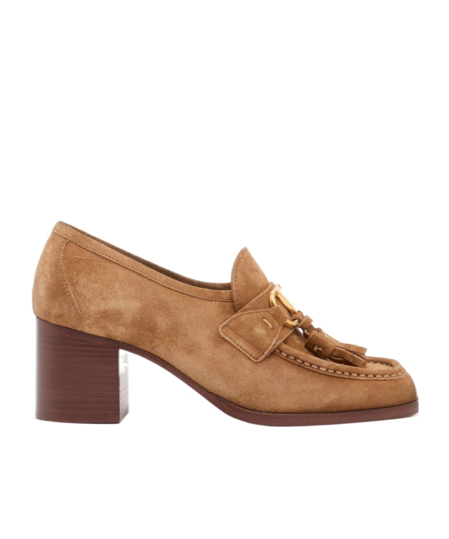 Valentino Round-toed High Heels In Brown