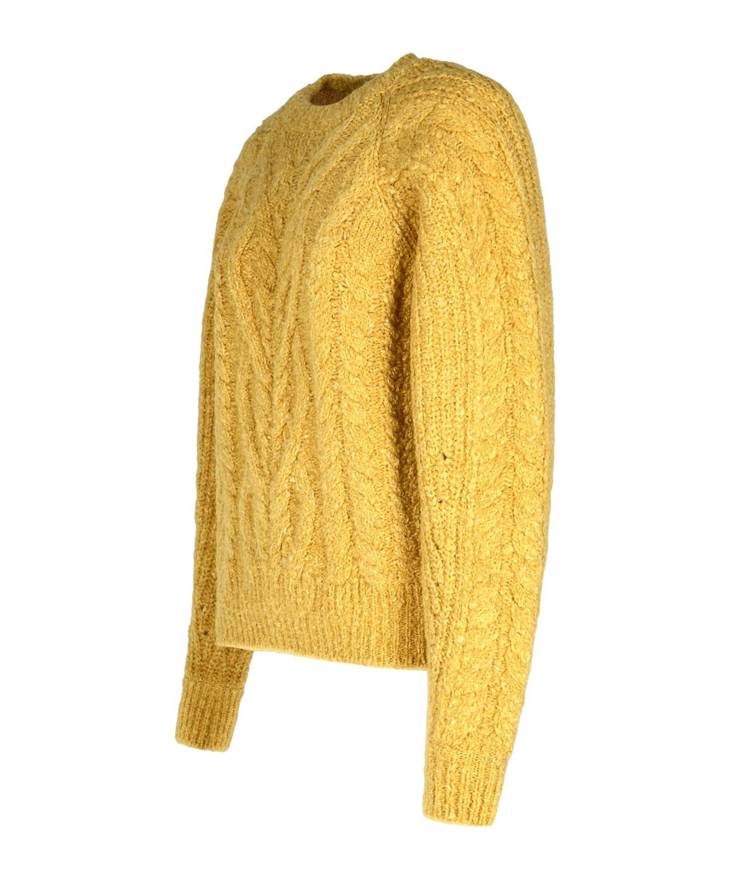 Isabel Marant Crewneck Long-sleeved Jumper In Yellow
