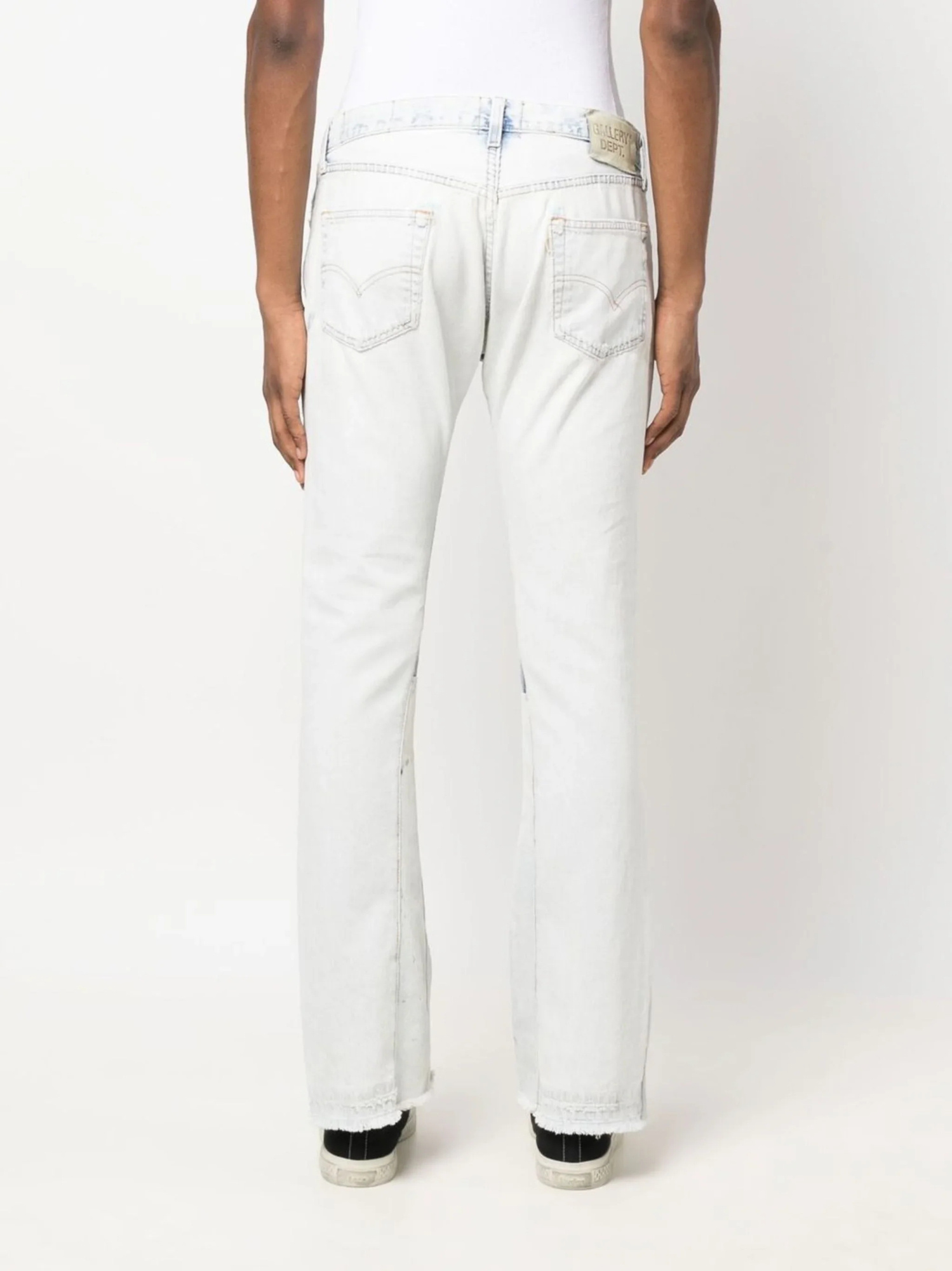 Gallery Dept. Flared Light-wash Denim Jeans In Blue
