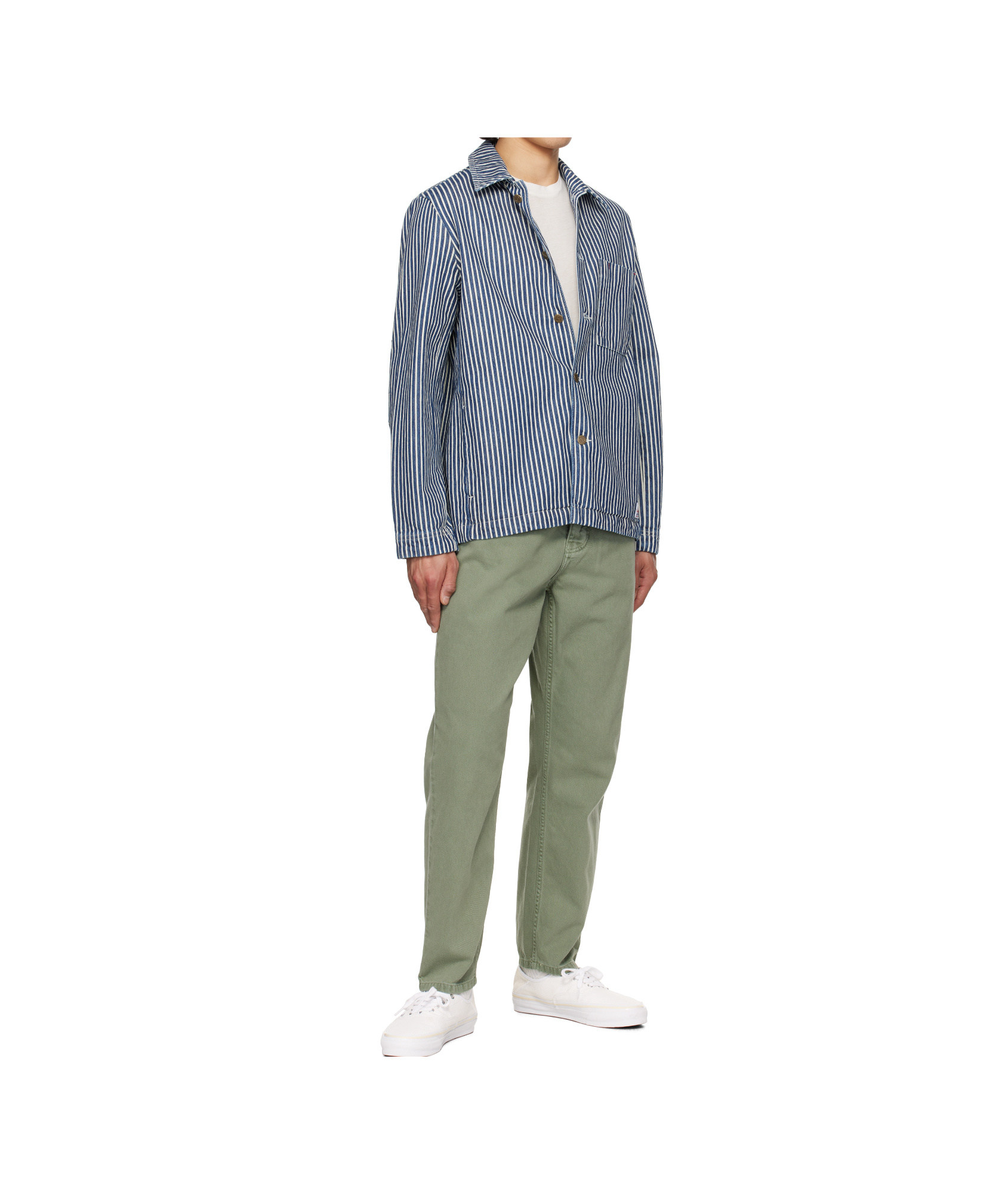 Carhartt Tapered Twill Pants In Green