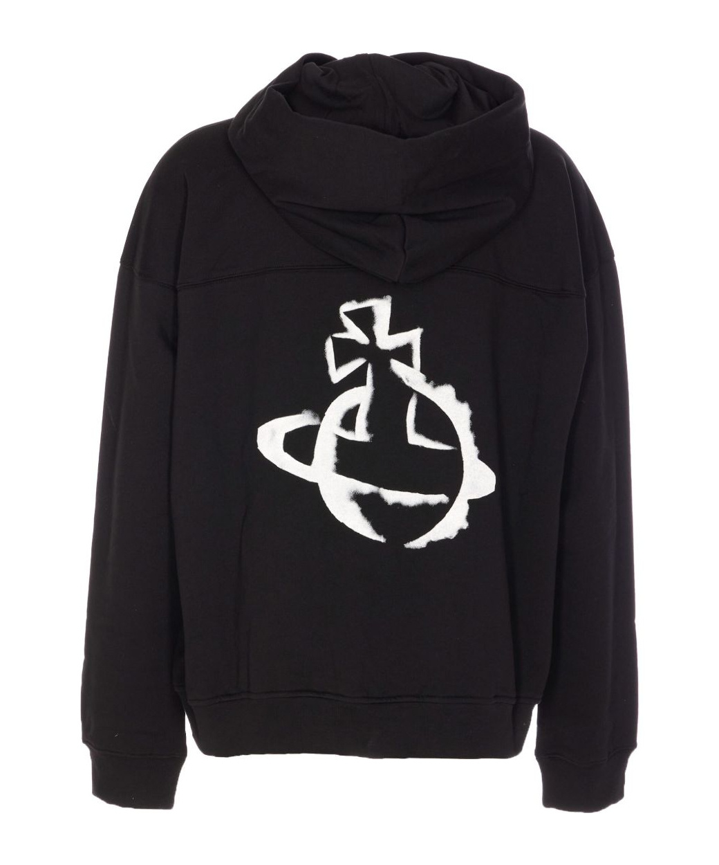 Vivienne Westwood Sweatshirt Hooded Pouch Pocket In Black
